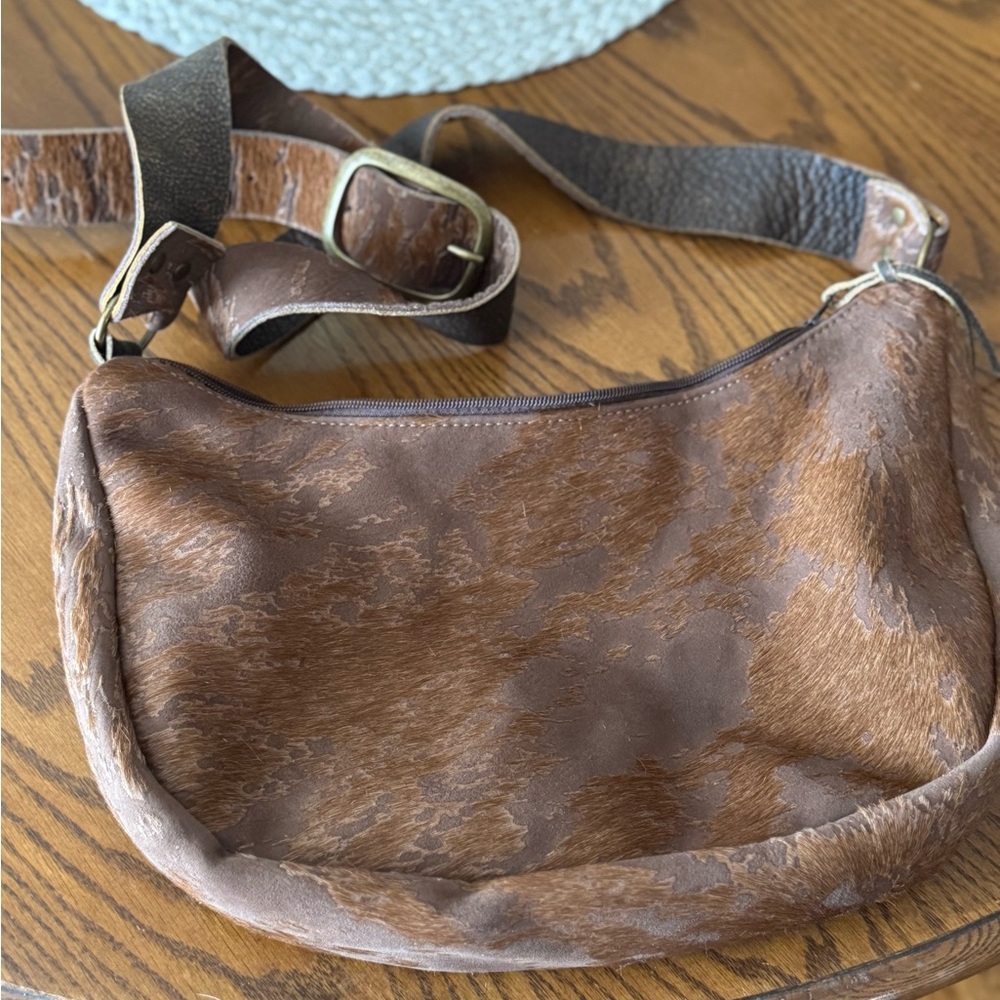 Keep it Gypsy Brown Leather and Hide  Bag